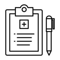 Prescription vector icon