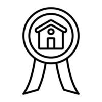 House Award vector icon