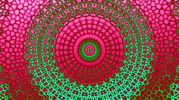 Circle gradient kaleidoscopic pattern effect photo