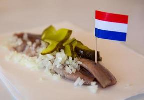 Dutch Herring for Snack photo