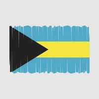 vector de bandera de bahamas