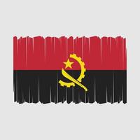 vector de bandera de angola