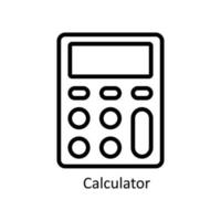 Percentage Vector outline Icons. Simple stock illustration stock