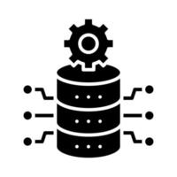 Database Vision vector icon