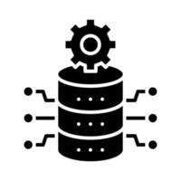 Database Vision vector icon