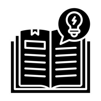 Knowledge vector icon