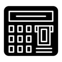 ATM vector icon