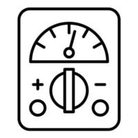 Voltage Indicator vector icon