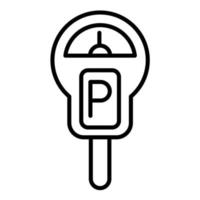 Parking Meter vector icon