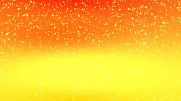 Yellow and orange glow sun color particle star background photo