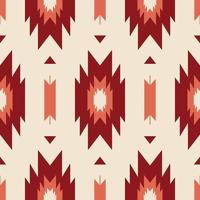 Aztec Navajo colorful vintage red pattern. Aztec Navajo geometric seamless pattern background. Ethnic southwest pattern use for fabric, textile, home decoration elements, upholstery, wrapping. vector