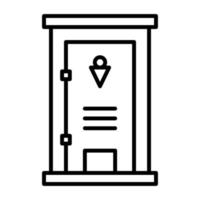 Restroom vector icon