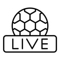 Live Sports vector icon