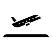 Plane Departure vector icon