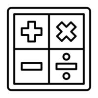 Math Symbols vector icon