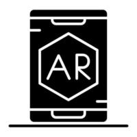 Ar App vector icon