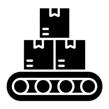 Sorting Machine vector icon