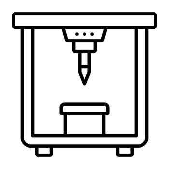 Engineering Printer vector icon