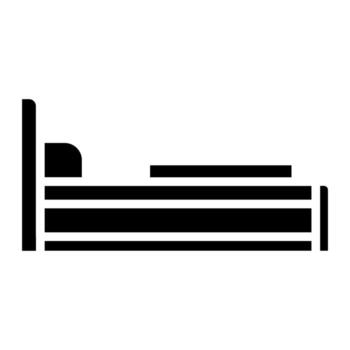 Bed vector icon
