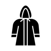 Man Raincoat vector icon