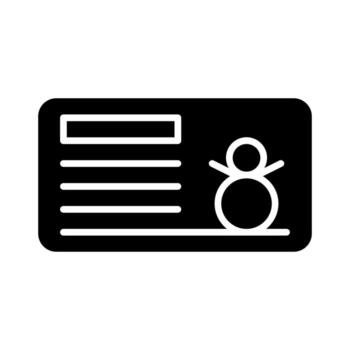 Postcard vector icon