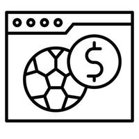 Betting vector icon