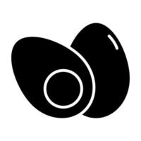 Boiled Egg vector icon