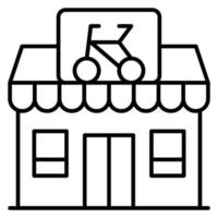 Bike Shop vector icon