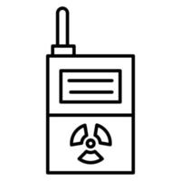 Dosimeter vector icon