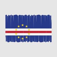 vector de bandera de cabo verde