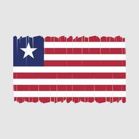 vector de bandera de liberia