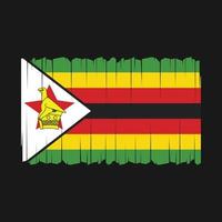 Zimbabwe Flag Vector