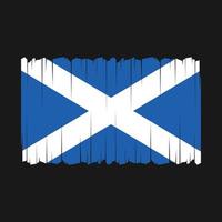 vector de bandera de escocia