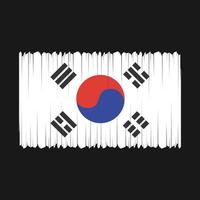 vector de bandera de corea del sur