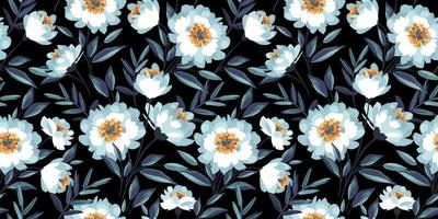 Floral seamless pattern. Vector design for paper, cover, fabric, interior decor and other use