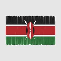 Kenya Flag Vector