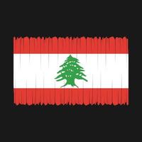Lebanon Flag Vector