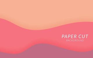 abstract paper cut slime background banner design. vector