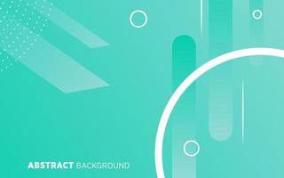 modern green gradient abstract geometric shape background banner design. vector