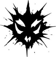 evil monster icon vector