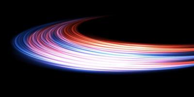 Mystical speed stripes, glitter effect. Shine of cosmic rays. Neon lines of speed and fast wind. Glow effect, powerful energy. vector