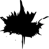 black ink icon vector
