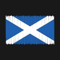 vector de bandera de escocia