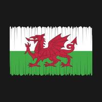 Wales Flag Vector