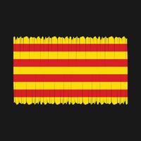 vector de bandera de cataluña