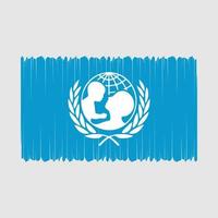 unicef bandera vector