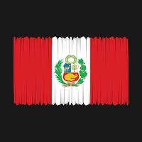 vector de bandera peru