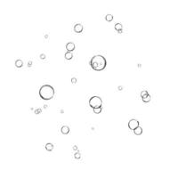 Colorful soap bubbles to create a design. Realistic soap bubbles. vector