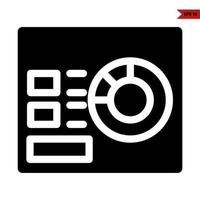 camera in frame glyph icon vector