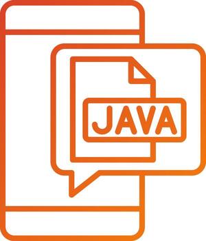 Java Icon Style vector